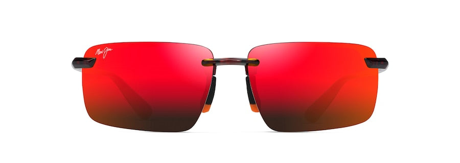 MAUI JIM RM626-10 LAULIMA SHINY RED HAVANA